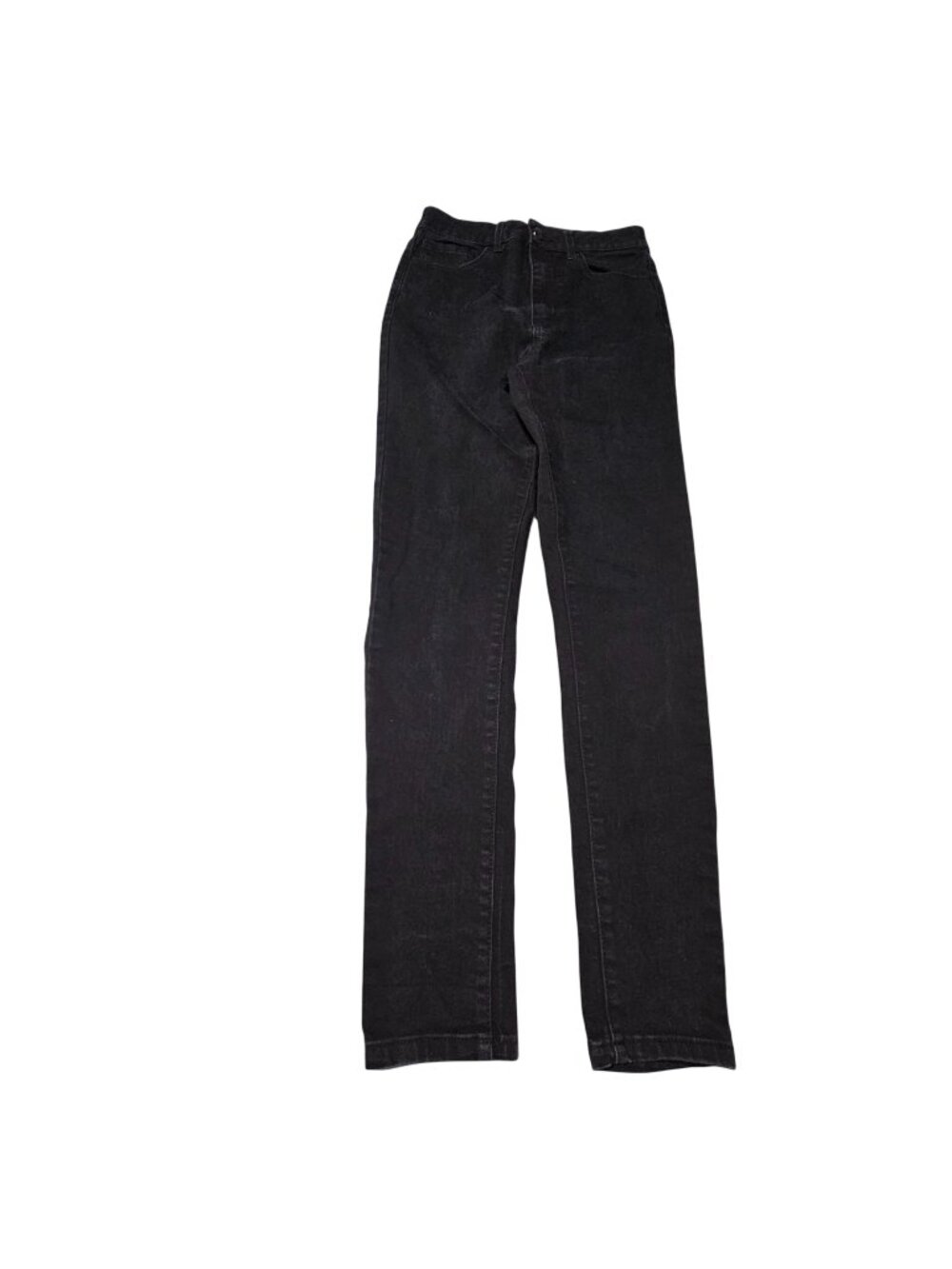 Forever 21 Jeans Womens Size 26 Skinny High Waist Black Denim Pants